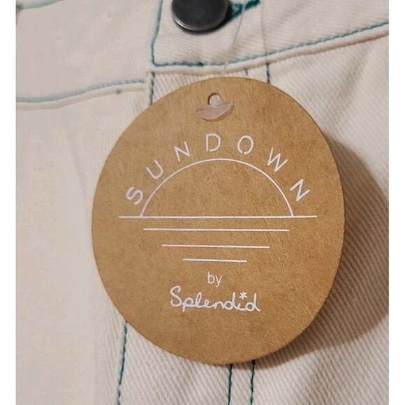 Splendid Sundown High Rise Wide Leg Jeans New Size L W 30 L 29 - Rigid Denim Y2K - Picture 4 of 14